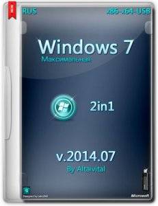 Windows 7 ������������ SP1 USB by altaivital (x86-x64) (2014) [Rus]