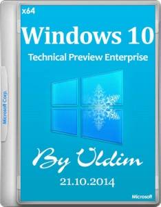 Windows 10 Technical Preview Enterprise 9860 by vldim (x64) (2014) [Rus]