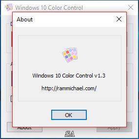 Windows 10 Color Control 1.3 Portable [En]