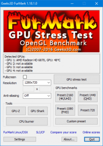 FurMark 2.10.2.0 [En]