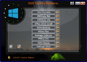 KMS Tools Portable 23.06.2017 by Ratiborus [Multi/Ru]