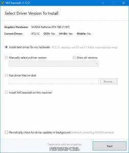 NVCleanstall 1.19.0 Portable [En]