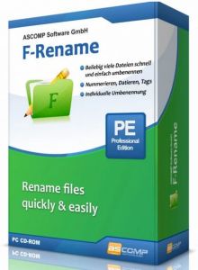 ASCOMP F-Rename Pro 3.000 RePack (& Portable) by elchupacabra [Ru/En]