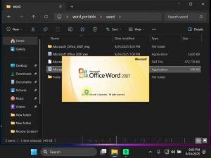 Microsoft Word Portable 2007 [En]