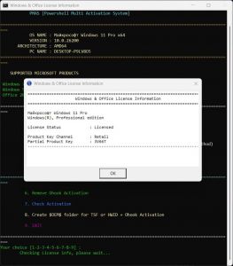PMAS - PowerShell Multi Activation System 11 [En]