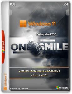 Windows 11 LTSC by OneSmiLe [26200.8894] [Ru]