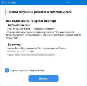 TG WS Proxy 1.10.0 + Portable [Ru/En]