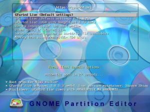 GParted LiveCD 1.8.1-3 [amd64] 1xCD