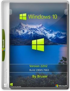 Windows 10 22H2 (19045.7663) x64 by Bruxer [Ru]